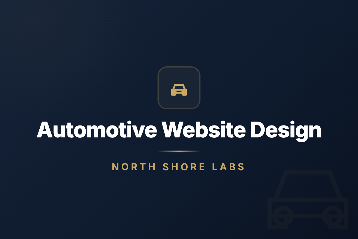 Auto Shops & Dealerships website design