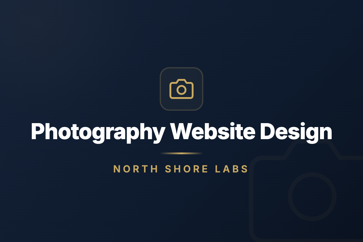 Photographers & Studios website design