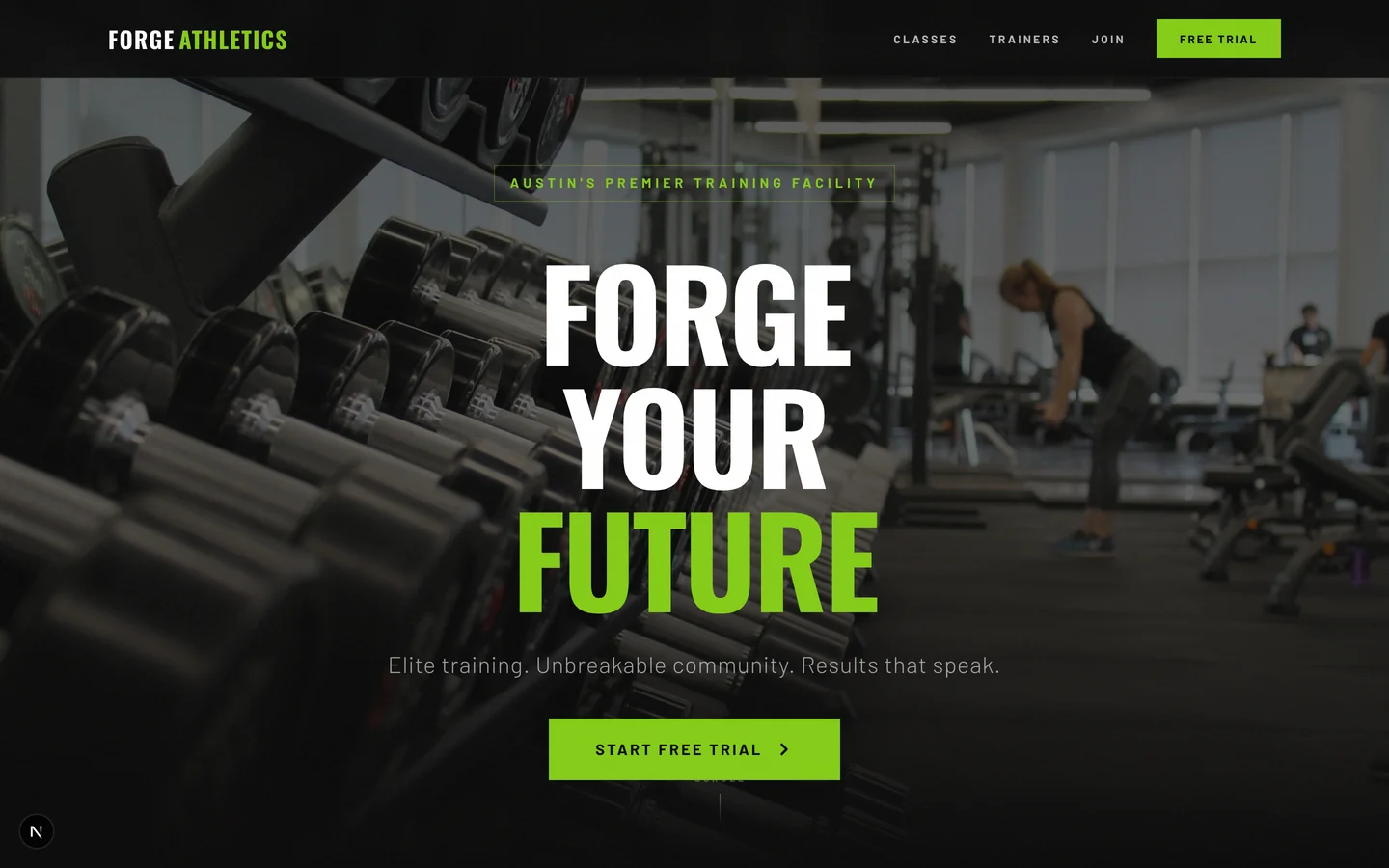 Forge Athletics screenshot